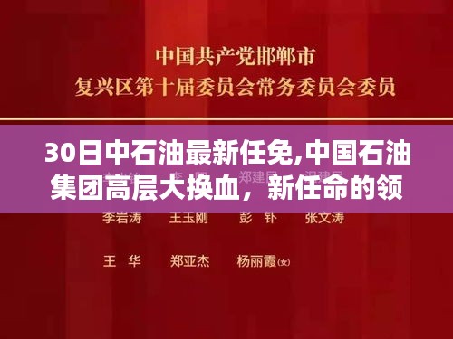 中国石油集团高层大换血，新任领导层重塑企业未来战略方向（附最新任免名单）