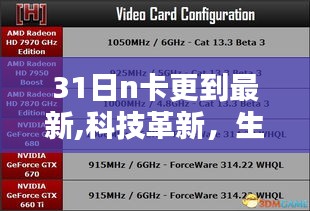 全新N卡31日更新引领科技革新，生活瞬间升级时代潮流