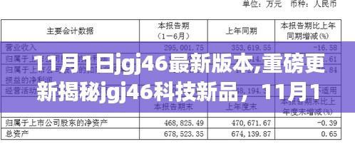 揭秘重磅更新，11月1日jgj46最新版本科技新品之旅