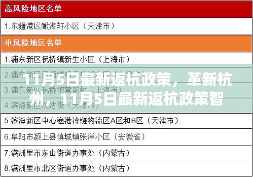 11月5日最新返杭政策，革新杭州，智能助手重塑城市生活