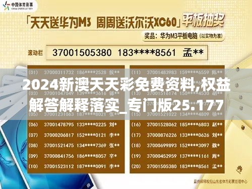 2024新澳天天彩免费资料,权益解答解释落实_专门版25.177