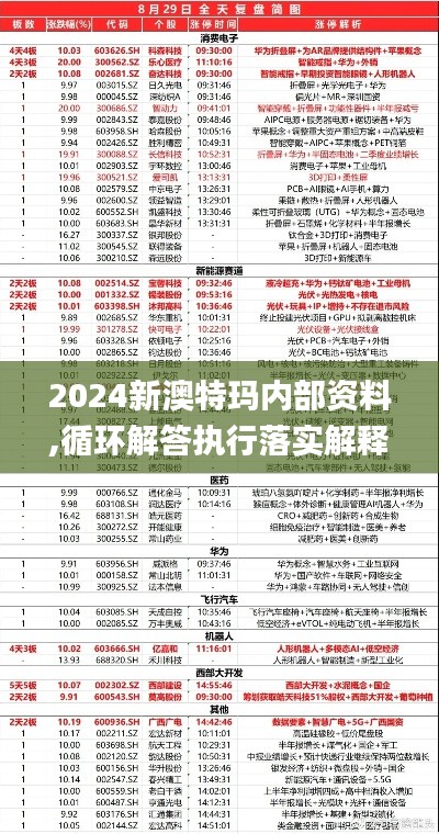 2024新澳特玛内部资料,循环解答执行落实解释_全景版31.126