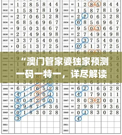 “澳门管家婆独家预测一码一特一，详尽解读体育资讯_CAJ81.4版”