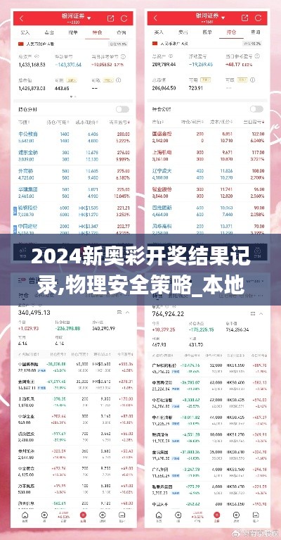 2024新奥彩开奖结果记录,物理安全策略_本地版RUN506.49