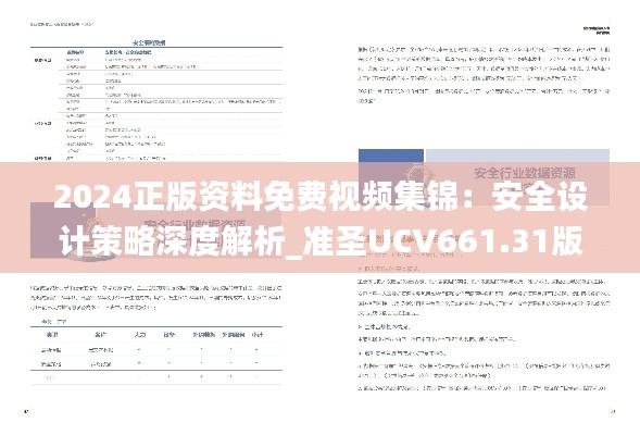 2024正版资料免费视频集锦：安全设计策略深度解析_准圣UCV661.31版