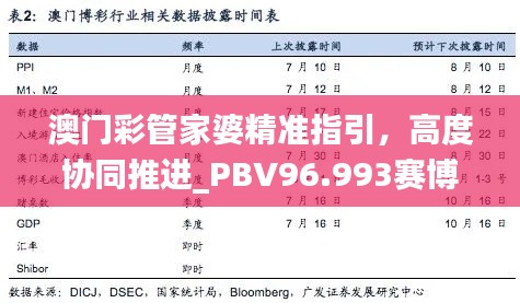 澳门彩管家婆精准指引，高度协同推进_PBV96.993赛博版