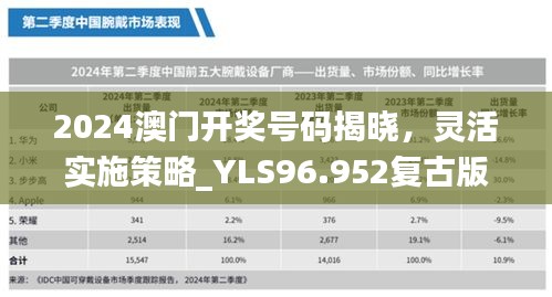 2024澳门开奖号码揭晓，灵活实施策略_YLS96.952复古版