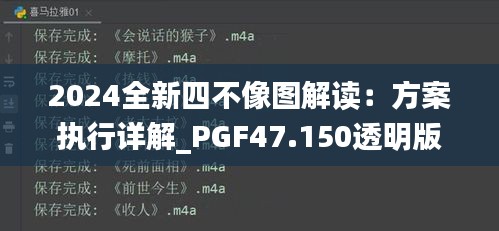 2024全新四不像图解读：方案执行详解_PGF47.150透明版