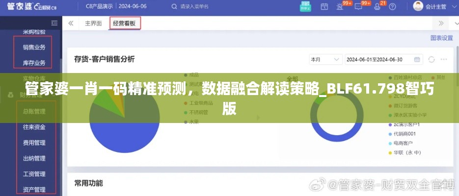 管家婆一肖一码精准预测，数据融合解读策略_BLF61.798智巧版