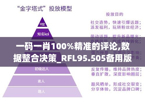 一码一肖100%精准的评论,数据整合决策_RFL95.505备用版