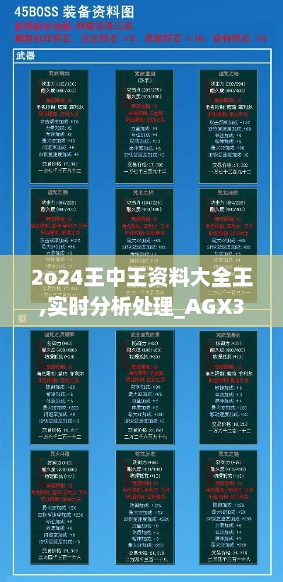 2o24王中王资料大全王,实时分析处理_AGX3.41.58个性版