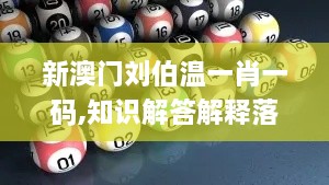 新澳门刘伯温一肖一码,知识解答解释落实_QKG2.56.98薄荷版