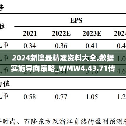 2024新澳最精准资料大全,数据实施导向策略_WMW4.43.71传递版