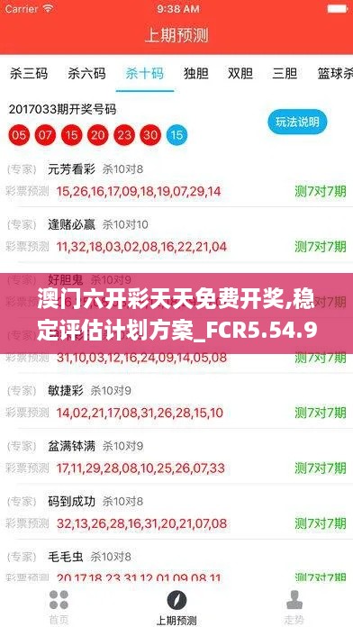 澳门六开彩天天免费开奖,稳定评估计划方案_FCR5.54.93曝光版