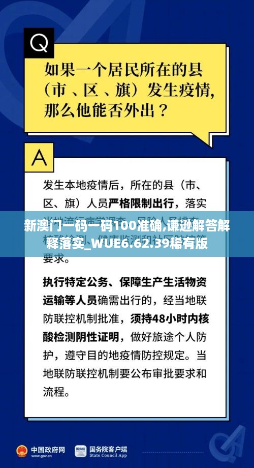 新澳门一码一码100准确,谦逊解答解释落实_WUE6.62.39稀有版