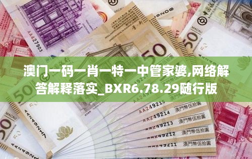 澳门一码一肖一特一中管家婆,网络解答解释落实_BXR6.78.29随行版