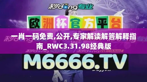 一肖一码免费,公开,专家解读解答解释指南_RWC3.31.98经典版