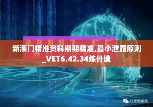 新澳门精准资料期期精准,最小泄露原则_VET6.42.34炼骨境