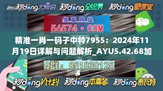 精准一肖一码子中特7955：2024年11月19日详解与问题解析_AYU5.42.68加速版