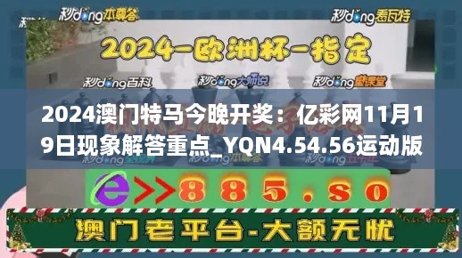 2024澳门特马今晚开奖：亿彩网11月19日现象解答重点_YQN4.54.56运动版