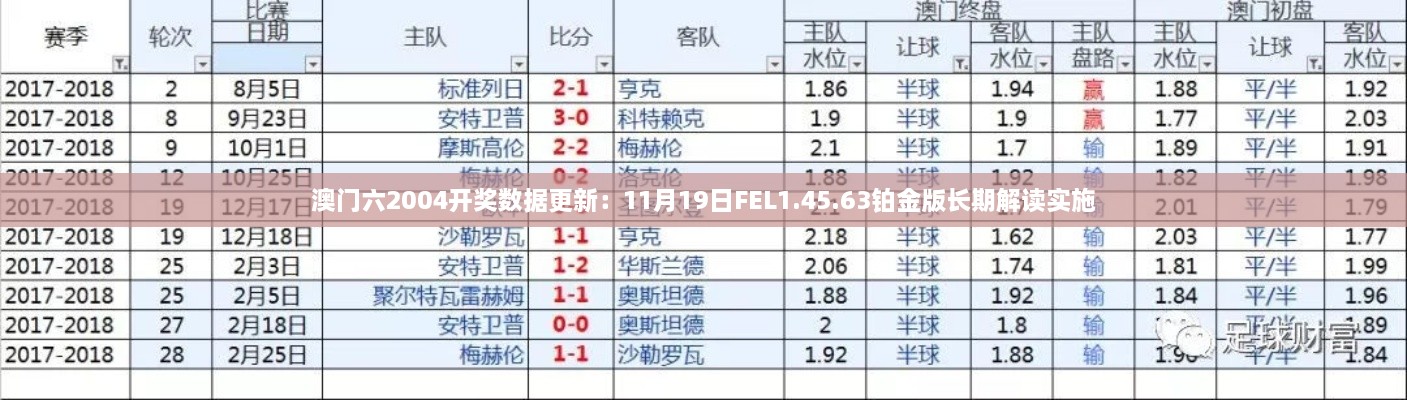 澳门六2004开奖数据更新：11月19日FEL1.45.63铂金版长期解读实施