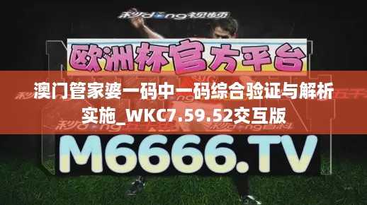 澳门管家婆一码中一码综合验证与解析实施_WKC7.59.52交互版