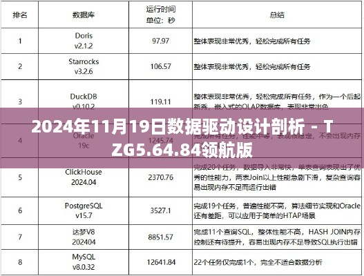 2024年11月19日数据驱动设计剖析 - TZG5.64.84领航版