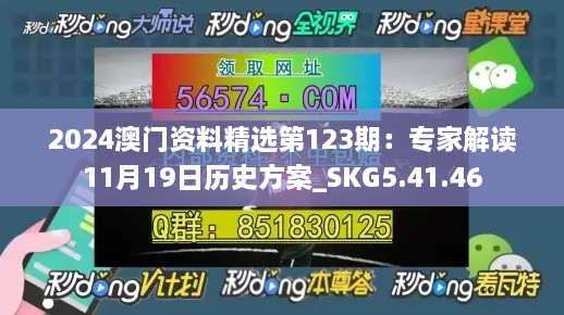 2024澳门资料精选第123期：专家解读11月19日历史方案_SKG5.41.46