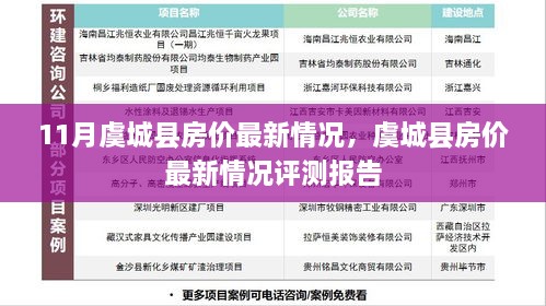 虞城县房价最新评测报告，揭秘11月房价动态