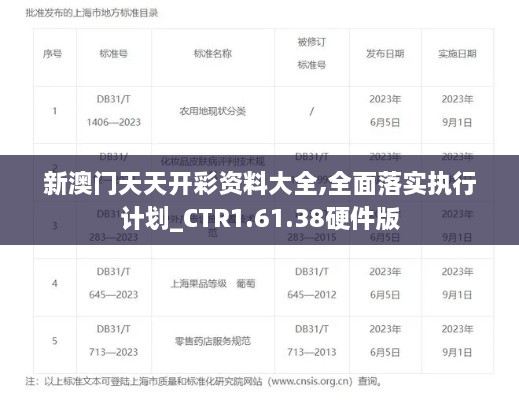 新澳门天天开彩资料大全,全面落实执行计划_CTR1.61.38硬件版