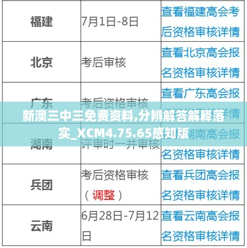 新澳三中三免费资料,分辨解答解释落实_XCM4.75.65感知版