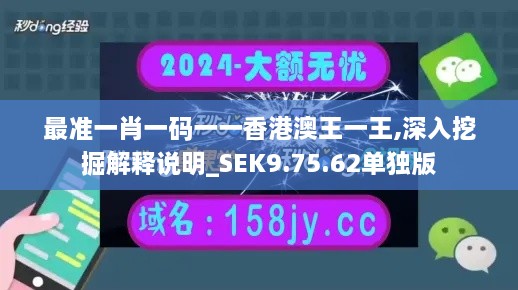 最准一肖一码一一香港澳王一王,深入挖掘解释说明_SEK9.75.62单独版