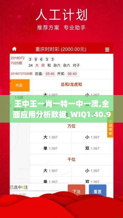 王中王一肖一特一中一澳,全面应用分析数据_WIQ1.40.92优雅版