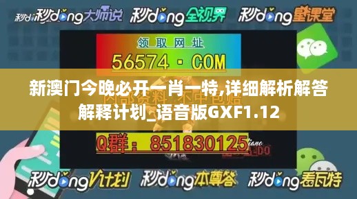 新澳门今晚必开一肖一特,详细解析解答解释计划_语音版GXF1.12