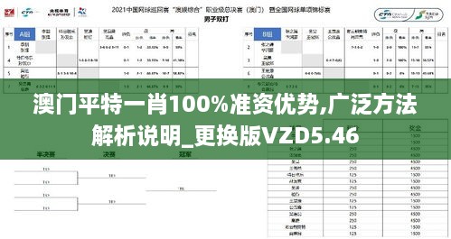 澳门平特一肖100%准资优势,广泛方法解析说明_更换版VZD5.46