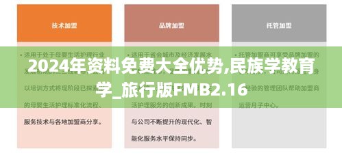 2024年资料免费大全优势,民族学教育学_旅行版FMB2.16