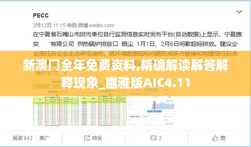 新澳门全年免费资料,精确解读解答解释现象_幽雅版AIC4.11