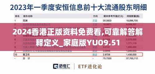 2024香港正版资料免费看,可靠解答解释定义_家庭版YUO9.51