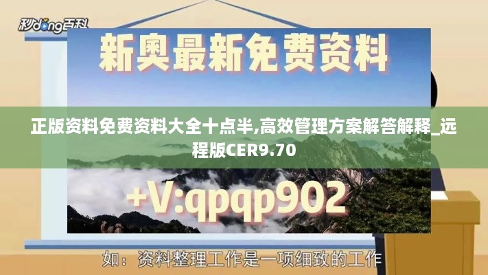 正版资料免费资料大全十点半,高效管理方案解答解释_远程版CER9.70