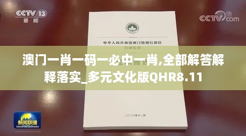 澳门一肖一码一必中一肖,全部解答解释落实_多元文化版QHR8.11