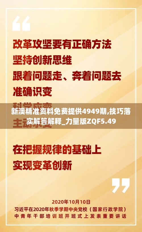 新澳精准资料免费提供4949期,技巧落实解答解释_力量版ZQF5.49