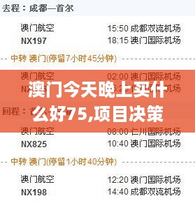 澳门今天晚上买什么好75,项目决策资料_CEW8.27