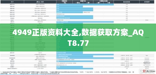 4949正版资料大全,数据获取方案_AQT8.77