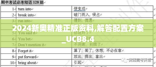 2024新奥精准正版资料,解答配置方案_UCB8.4