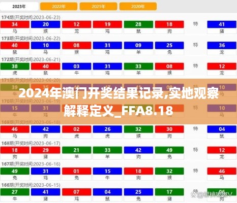 2024年澳门开奖结果记录,实地观察解释定义_FFA8.18