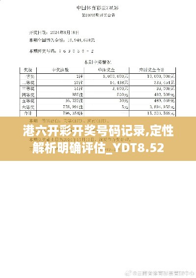 港六开彩开奖号码记录,定性解析明确评估_YDT8.52