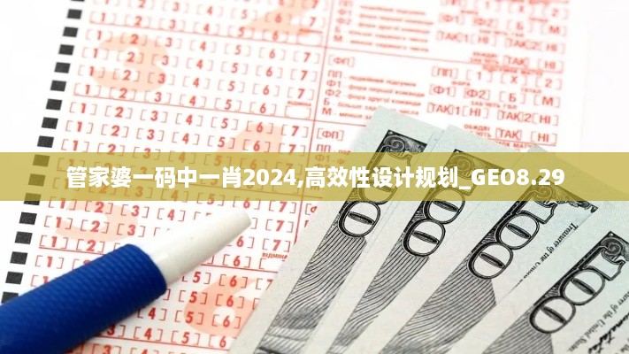 管家婆一码中一肖2024,高效性设计规划_GEO8.29