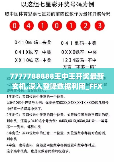 7777788888王中王开奖最新玄机,深入登降数据利用_FFX8.13