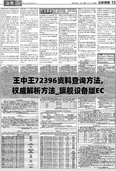 王中王72396资料查询方法,权威解析方法_旗舰设备版ECA2.83