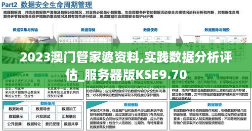 2023澳门管家婆资料,实践数据分析评估_服务器版KSE9.70